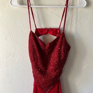 SCALA Red beaded dress ❤️❤️ L